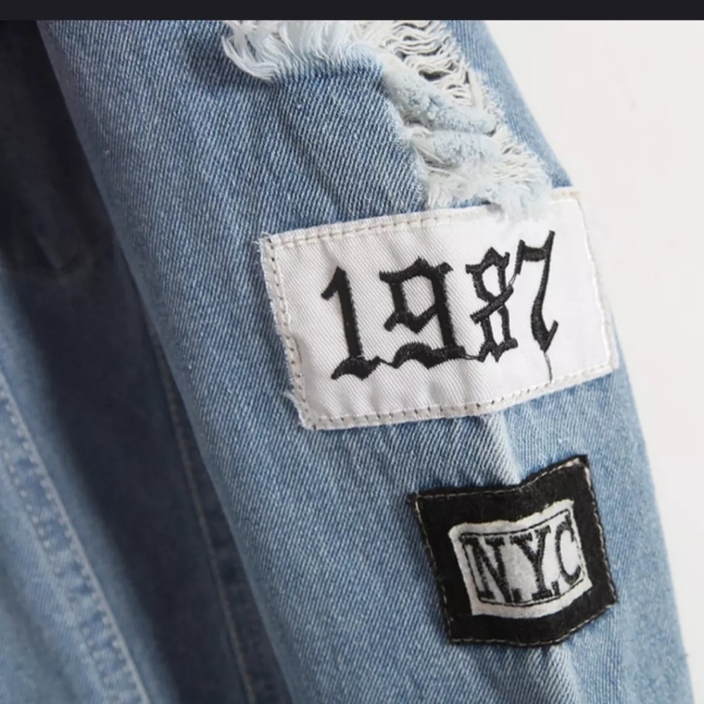 Graphic Denim Jacket - Picture 6 of 6